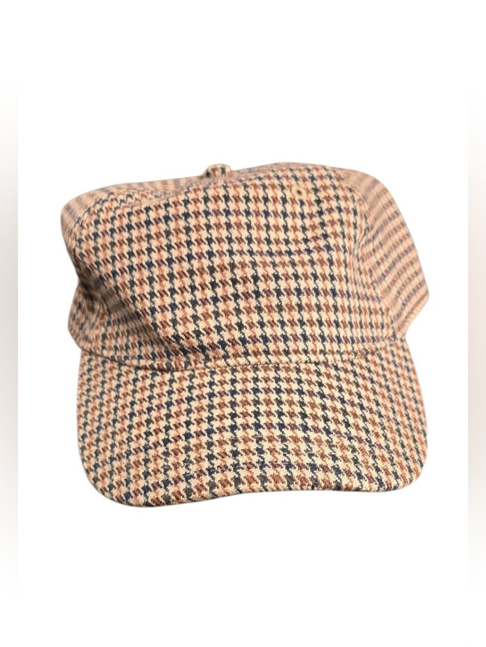 *NWT* Houndstooth Pattern Baseball Cap - Picture 6 of 7